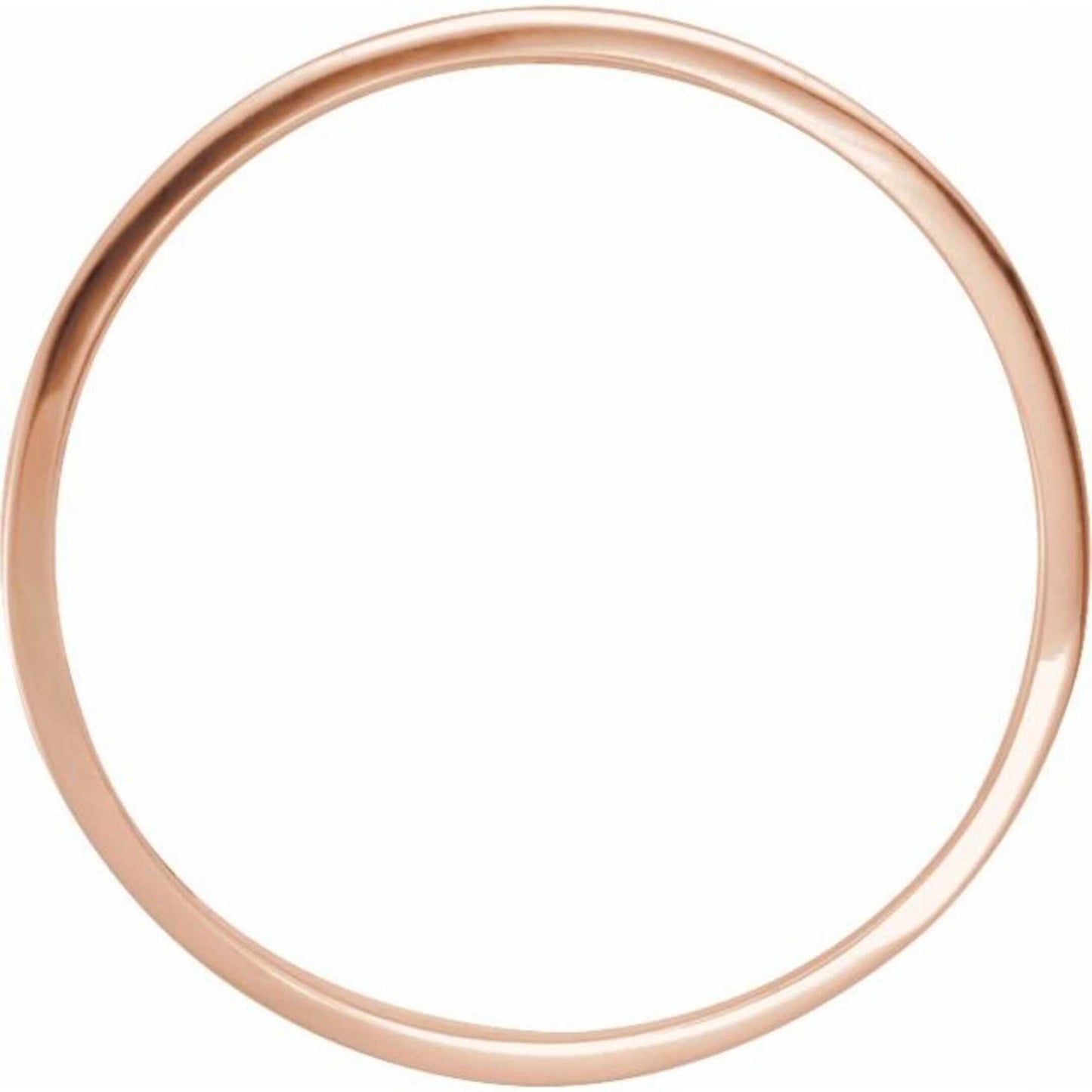14K Yellow, White, or Rose Gold Pierced Roman Numeral Date Ring