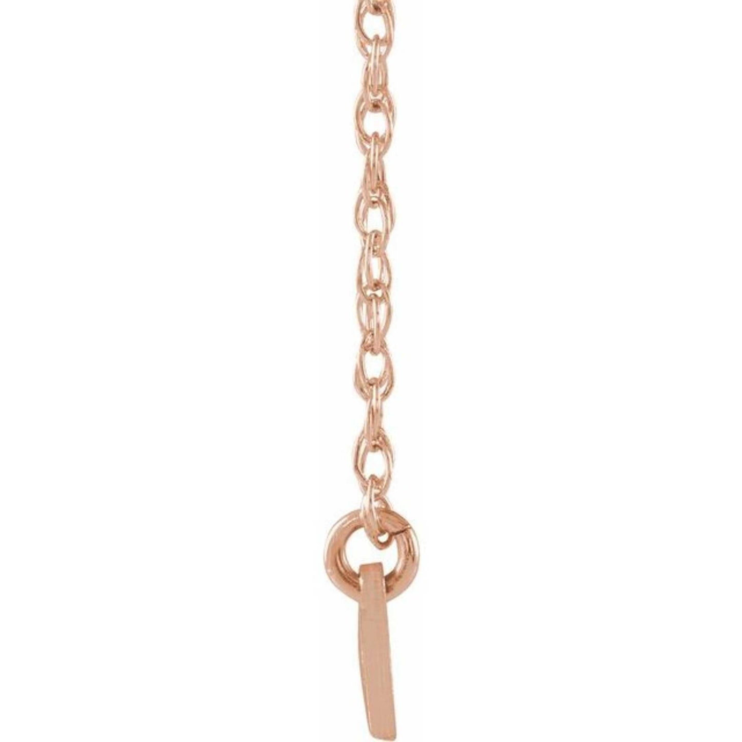 14K Yellow, White, or Rose Gold and Diamond Couples Nameplate Necklace
