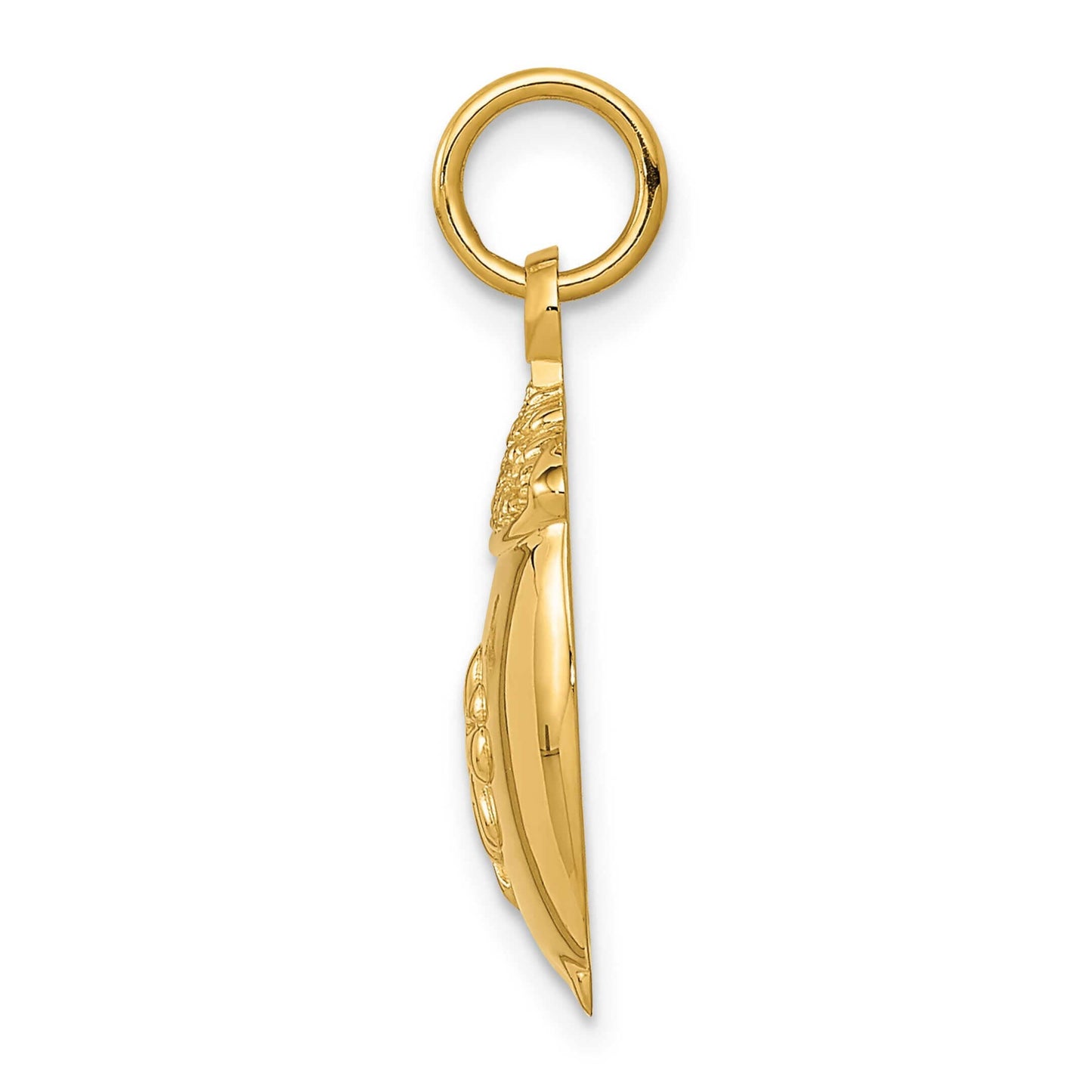 14K Yellow Gold Pot of Gold Charm