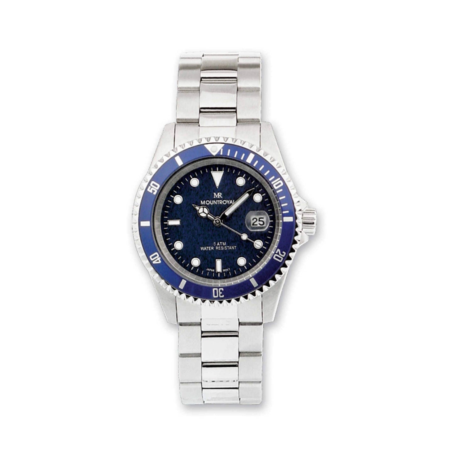 MountRoyal Stainless Steel Blue Dial Divers Watch