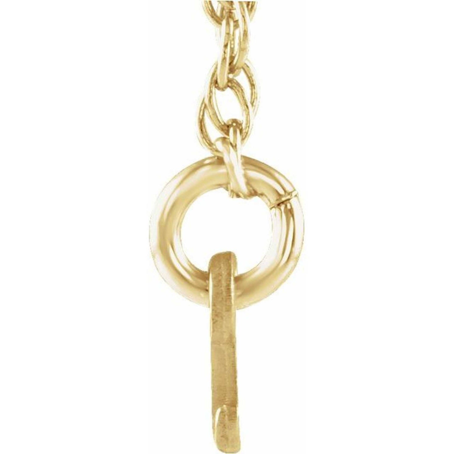 14K Yellow, White, or Rose Gold Couples Nameplate Necklace
